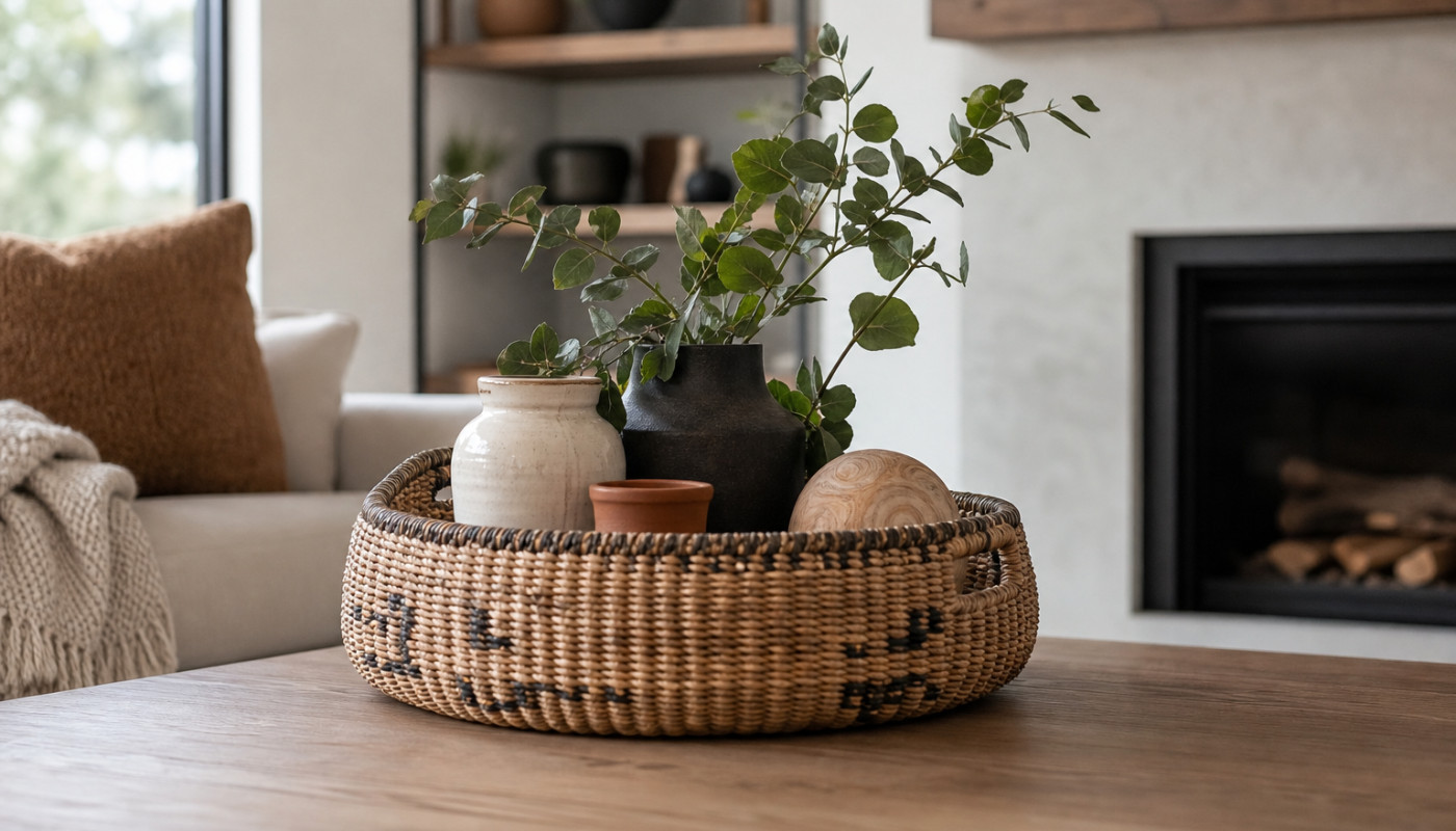 Décoration : comment un panier peut-il devenir pièce maîtresse ?